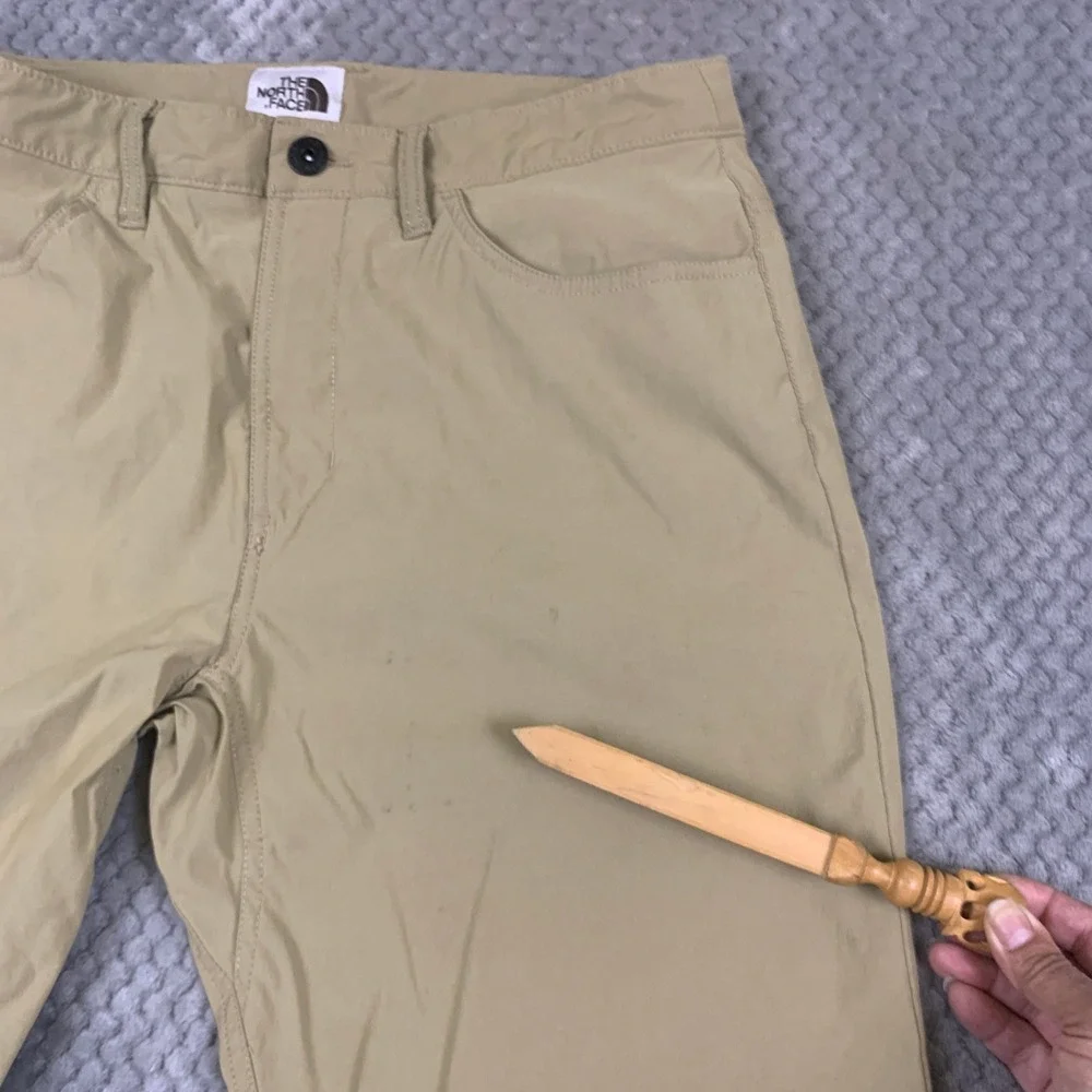 The North Face Motion Pants Mens 32 Khaki Tan Hiking Outdoor NF0A3BE3
